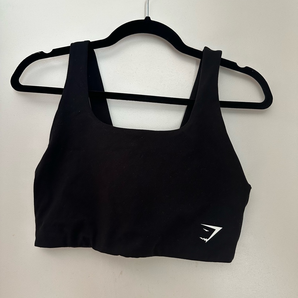 Gymshark Dreamy Sports Bra in Medium Black